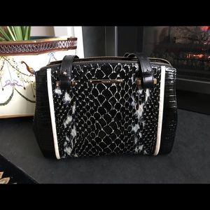 Brahmin Small Alice Leather in Black Carlisle